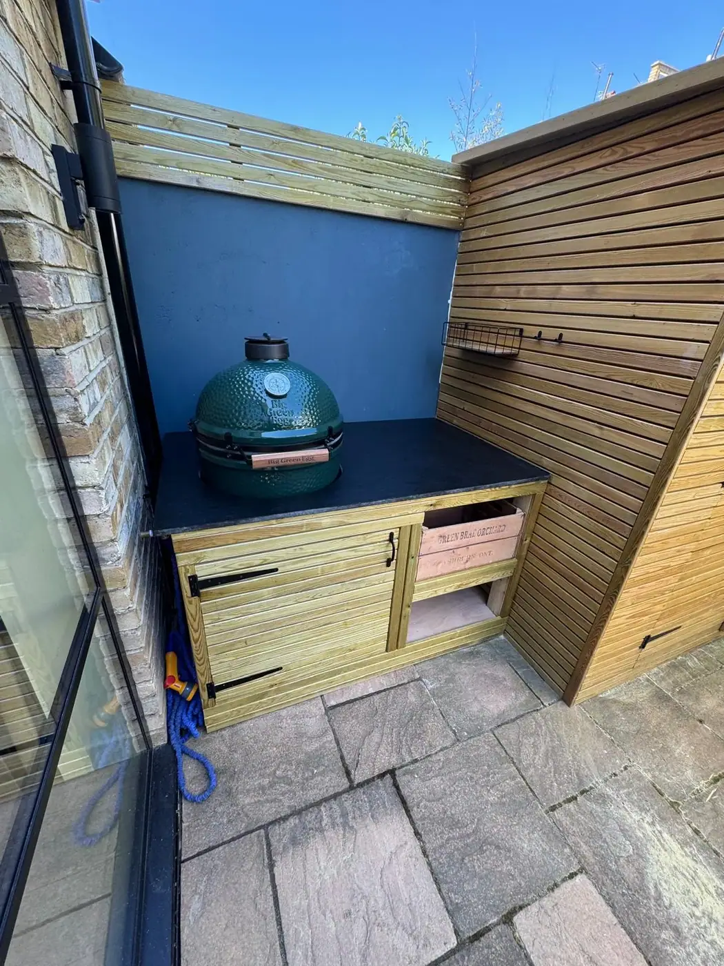 Custom outdoor BBQ station: VISAN-supplied photograph