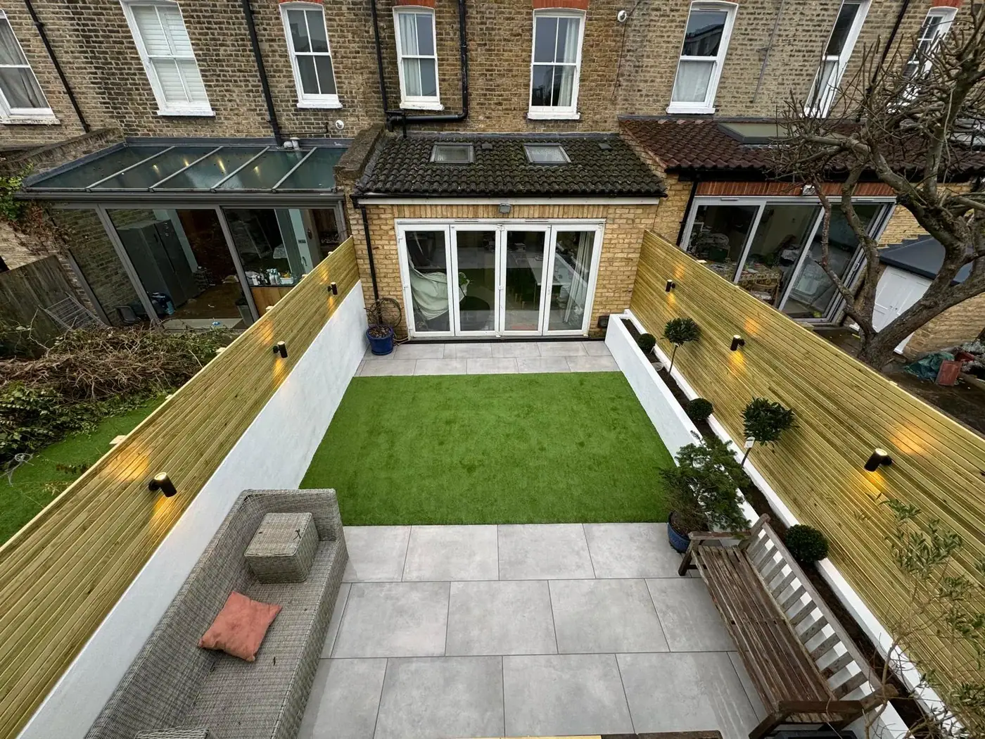 Contemporary compact garden: VISAN-supplied photograph